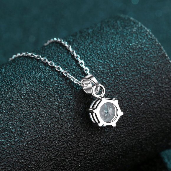 #Certified 5ct. t.w. Moissanite Diamond Solitaire Necklace NEW - Picture 9 of 12